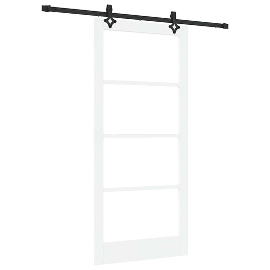Sliding Door ORKDAL White and Black 93 x 202 cm