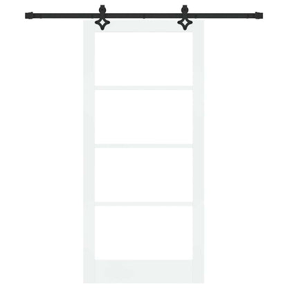 Sliding Door ORKDAL White and Black 93 x 202 cm