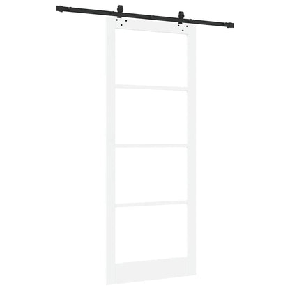 Sliding Door ORKDAL White and Black 93 x 232 cm