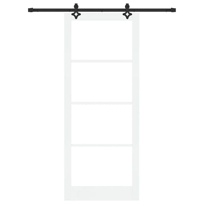 Sliding Door ORKDAL White and Black 93 x 232 cm