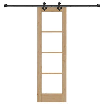 Sliding Door ORKDAL Natural and Black 61 x 198.5 cm