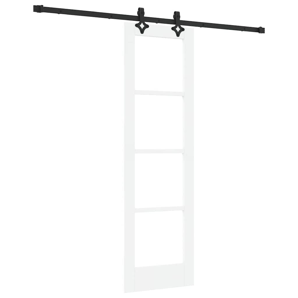 Sliding Door ORKDAL White and Black 61 x 198.5 cm