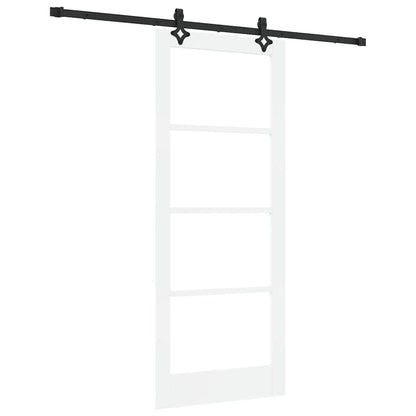 Sliding Door ORKDAL White and Black 83 x 202 cm