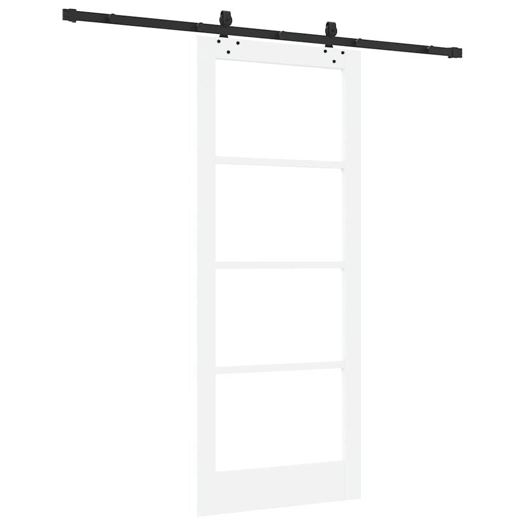 Sliding Door ORKDAL White and Black 83 x 202 cm