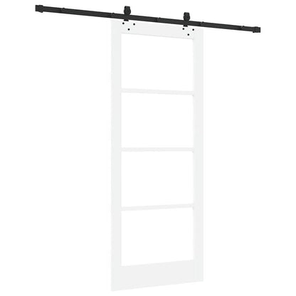 Sliding Door ORKDAL White and Black 83 x 202 cm