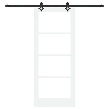 Sliding Door ORKDAL White and Black 83 x 202 cm