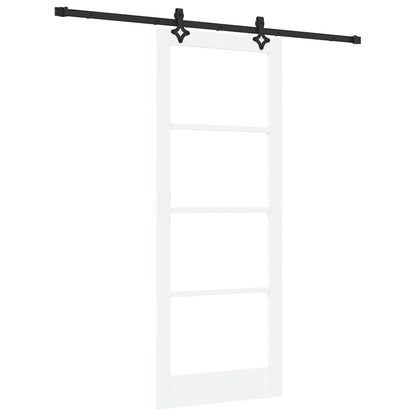 Sliding Door ORKDAL White and Black 83 x 211 cm