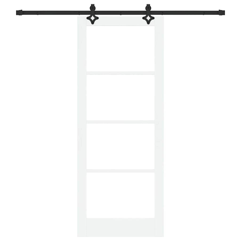 Sliding Door ORKDAL White and Black 83 x 211 cm