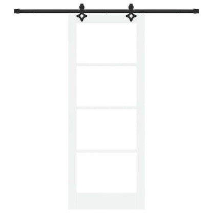 Sliding Door ORKDAL White and Black 83 x 211 cm