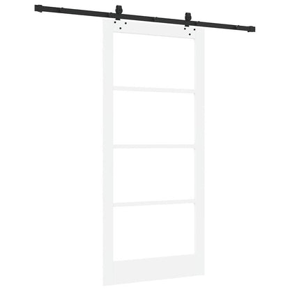 Sliding Door ORKDAL White and Black 93 x 202 cm