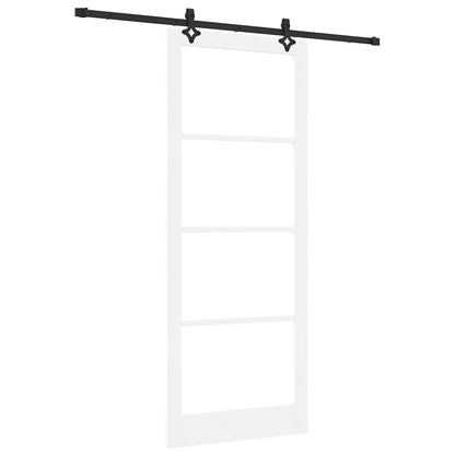 Sliding Door ORKDAL White and Black 93 x 232 cm