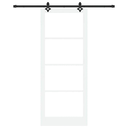 Sliding Door ORKDAL White and Black 93 x 232 cm