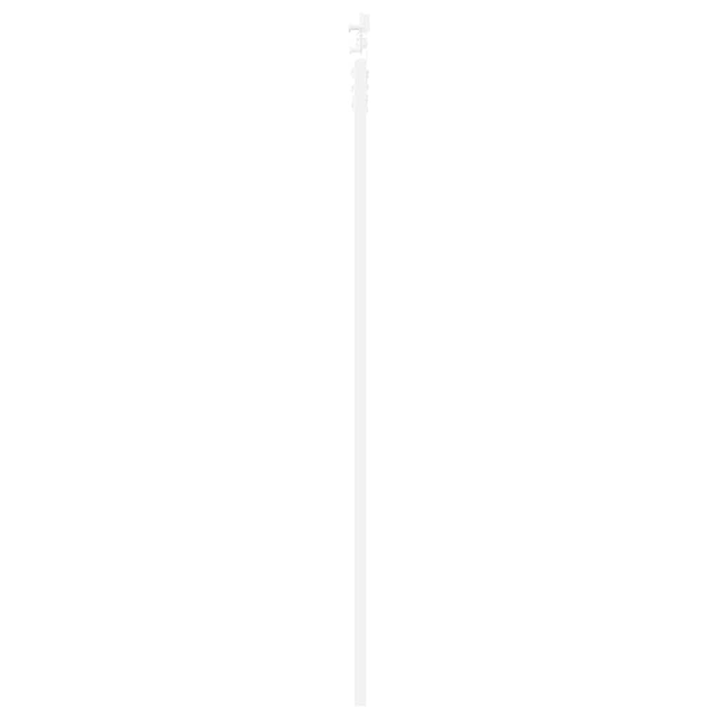 Sliding Door White 83 x 202 cm Solid Pine Wood and Glass