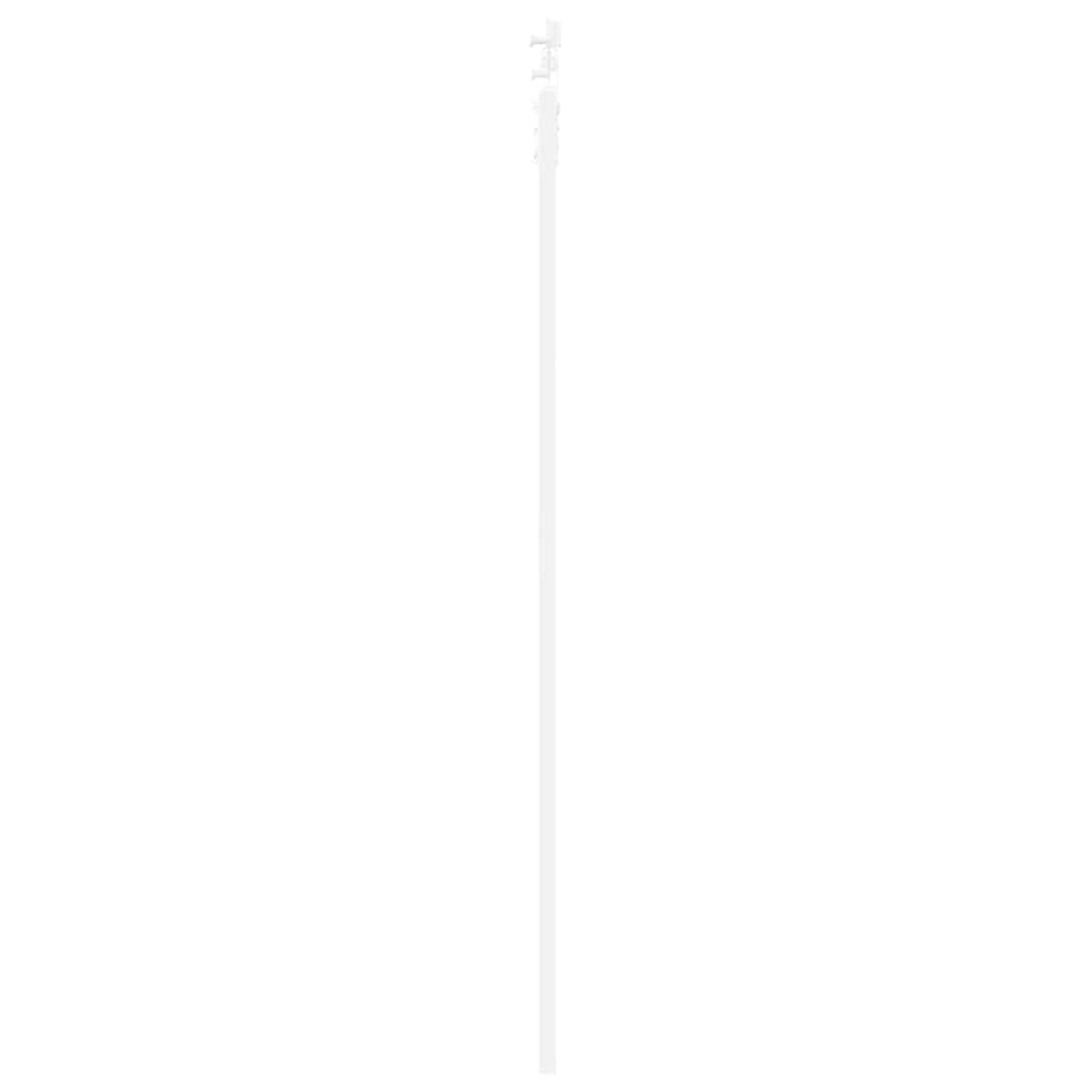 Sliding Door White 83 x 211 cm Solid Pine Wood and Glass