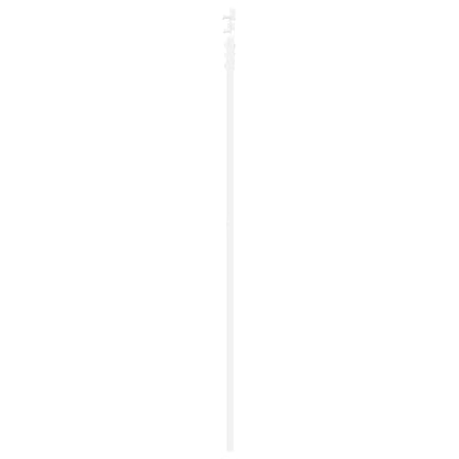Sliding Door White 83 x 211 cm Solid Pine Wood and Glass
