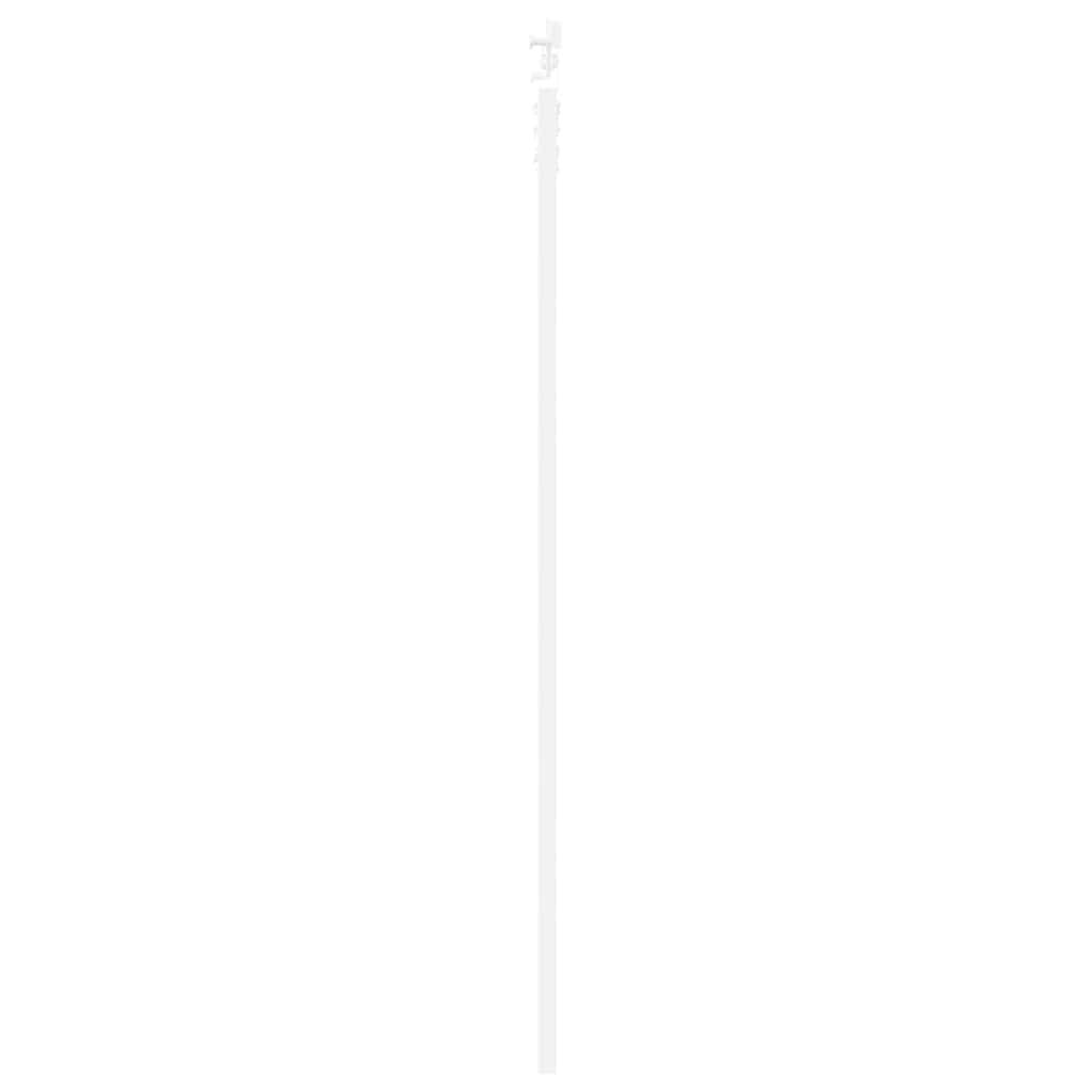 Sliding Door White 93 x 202 cm Solid Pine Wood and Glass