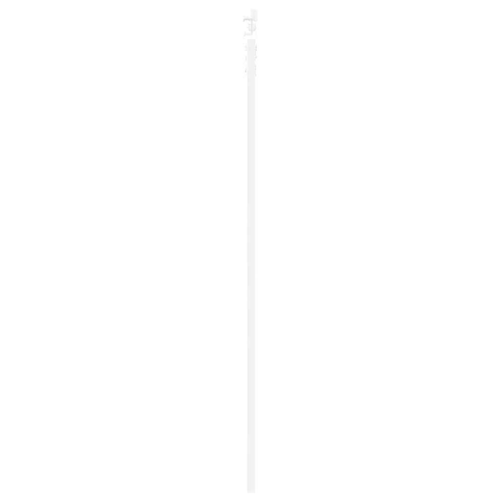 Sliding Door White 93 x 211 cm Solid Pine Wood and Glass