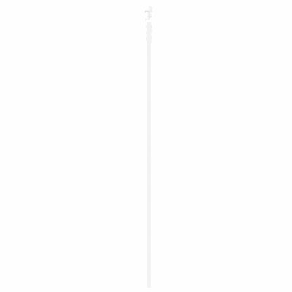 Sliding Door White 93 x 232 cm Solid Pine Wood and Glass