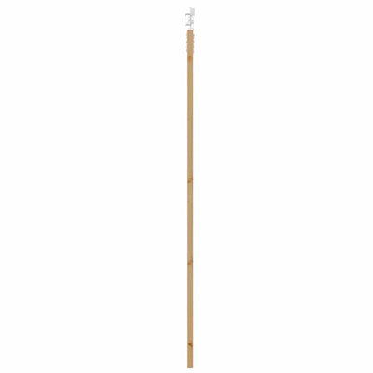 Sliding Door Natural 93 x 232 cm Solid Pine Wood and Glass