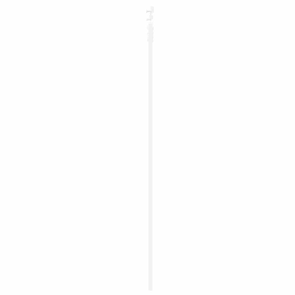 Sliding Door White 93 x 232 cm Solid Pine Wood and Glass
