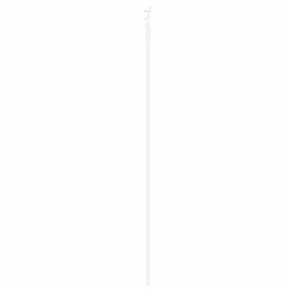 Sliding Door White 93 x 232 cm Solid Pine Wood and Glass
