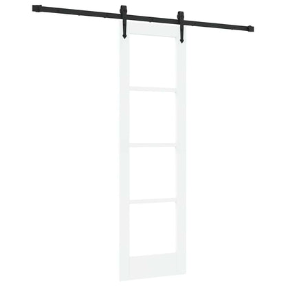 Sliding Door White and Black 61 x 198.5 cm