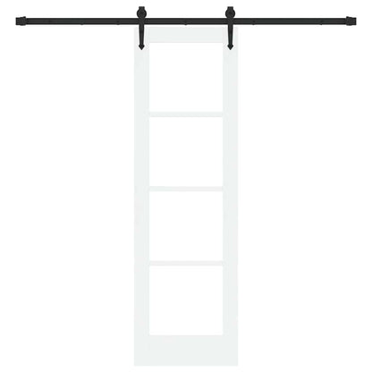 Sliding Door White and Black 61 x 198.5 cm