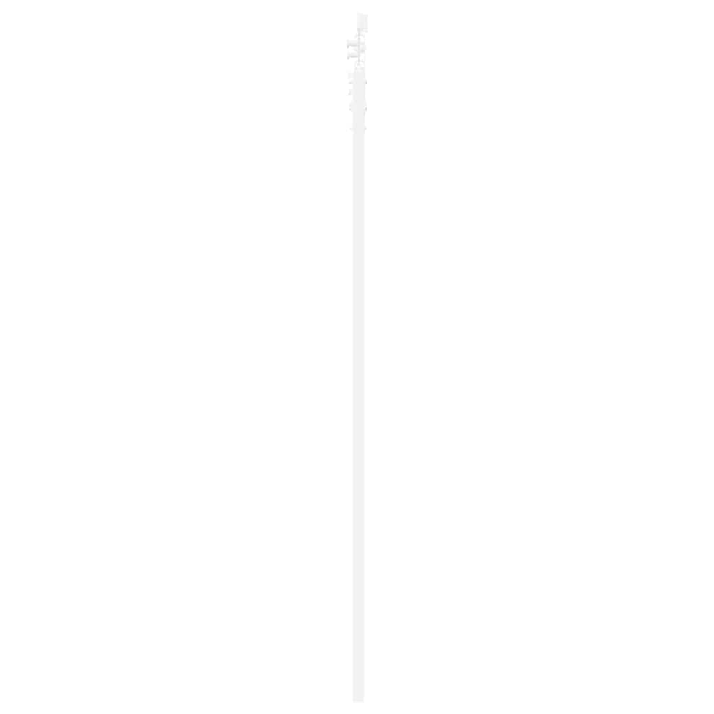Sliding Door White 61 x 198.5 cm Solid Pine Wood and Glass