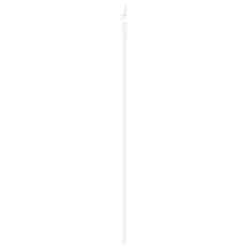 Sliding Door White 83 x 211 cm Solid Pine Wood and Glass