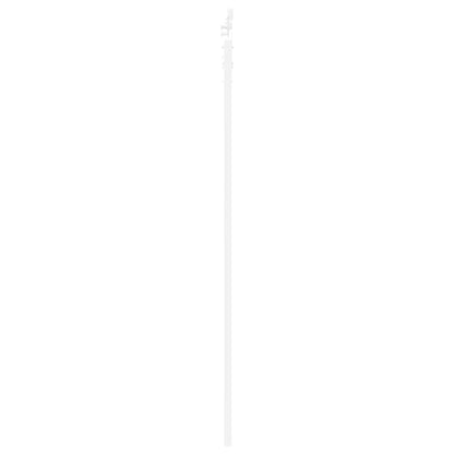 Sliding Door White 83 x 211 cm Solid Pine Wood and Glass