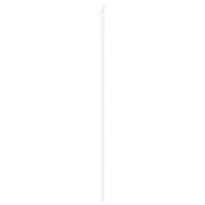 Sliding Door White 93 x 232 cm Solid Pine Wood and Glass