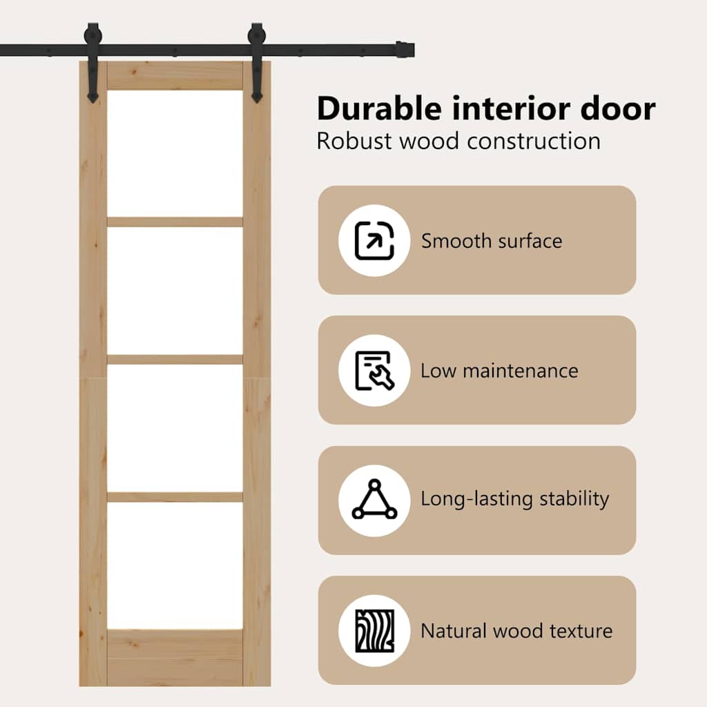 Sliding Door ORKDAL Natural 61 x 198.5 cm