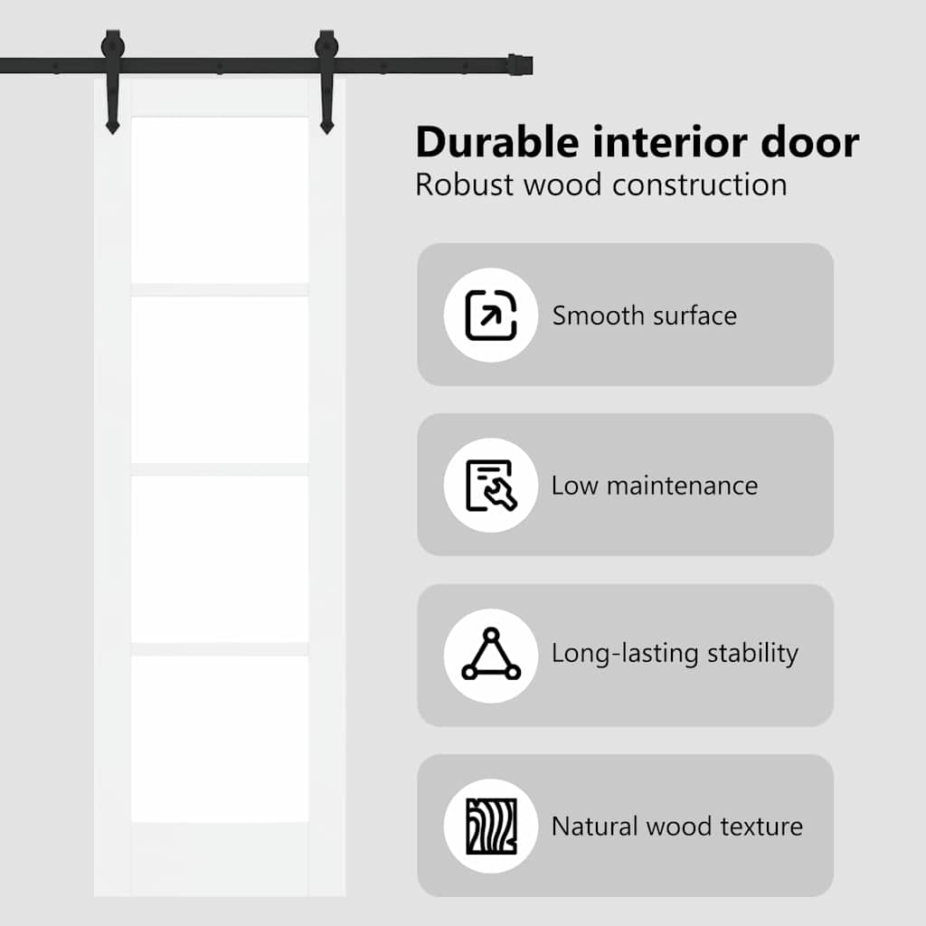 Sliding Door ORKDAL White 61 x 198.5 cm
