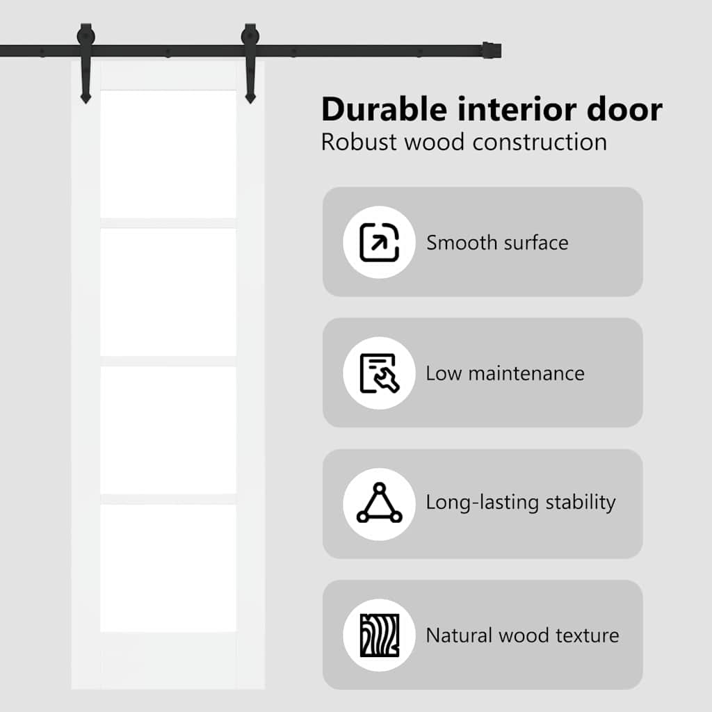 Sliding Door ORKDAL White 61 x 198.5 cm