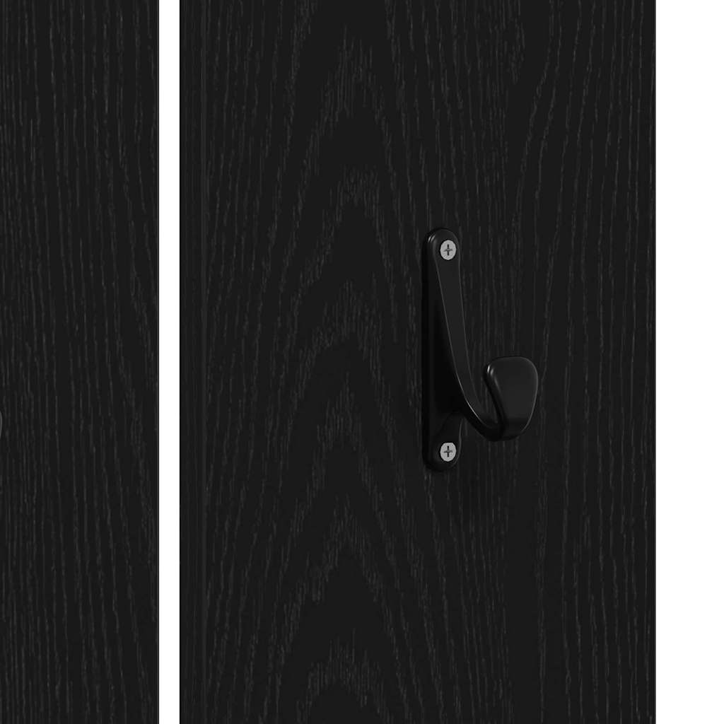 Hallway Furniture Set Wall-mounted 5 pcs Engineered Wood