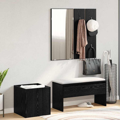 Hallway Furniture Set Wall-mounted 5 pcs Engineered Wood