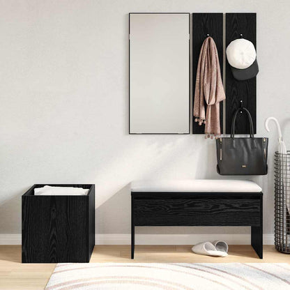 Hallway Furniture Set Wall-mounted 5 pcs Engineered Wood
