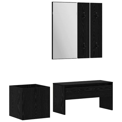 Hallway Furniture Set Wall-mounted 5 pcs Engineered Wood