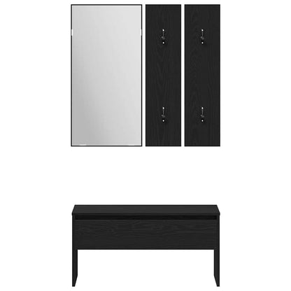 Hallway Furniture Set Wall-mounted 5 pcs Engineered Wood