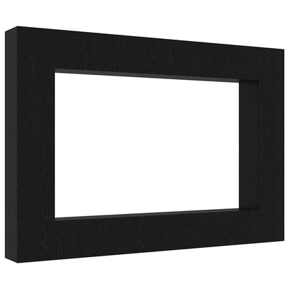 TV Cabinet Set 8 pcs Black Oak 100 x 30 x 30 cm Engineered Wood