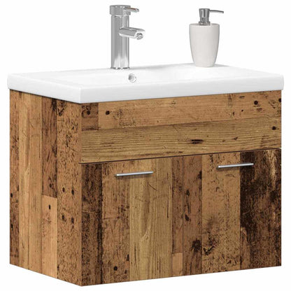 Bathroom Cabinet with Drawer Wall-mounted Engineered Wood