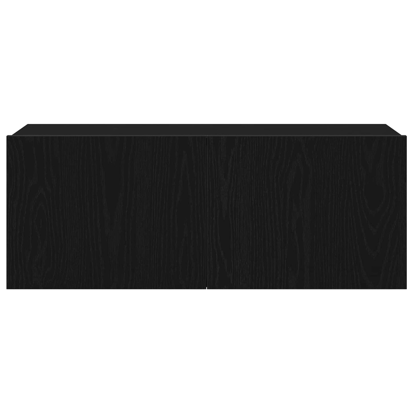 TV Cabinet Set 7 pcs Black Oak 100 x 30 x 30 cm Engineered Wood