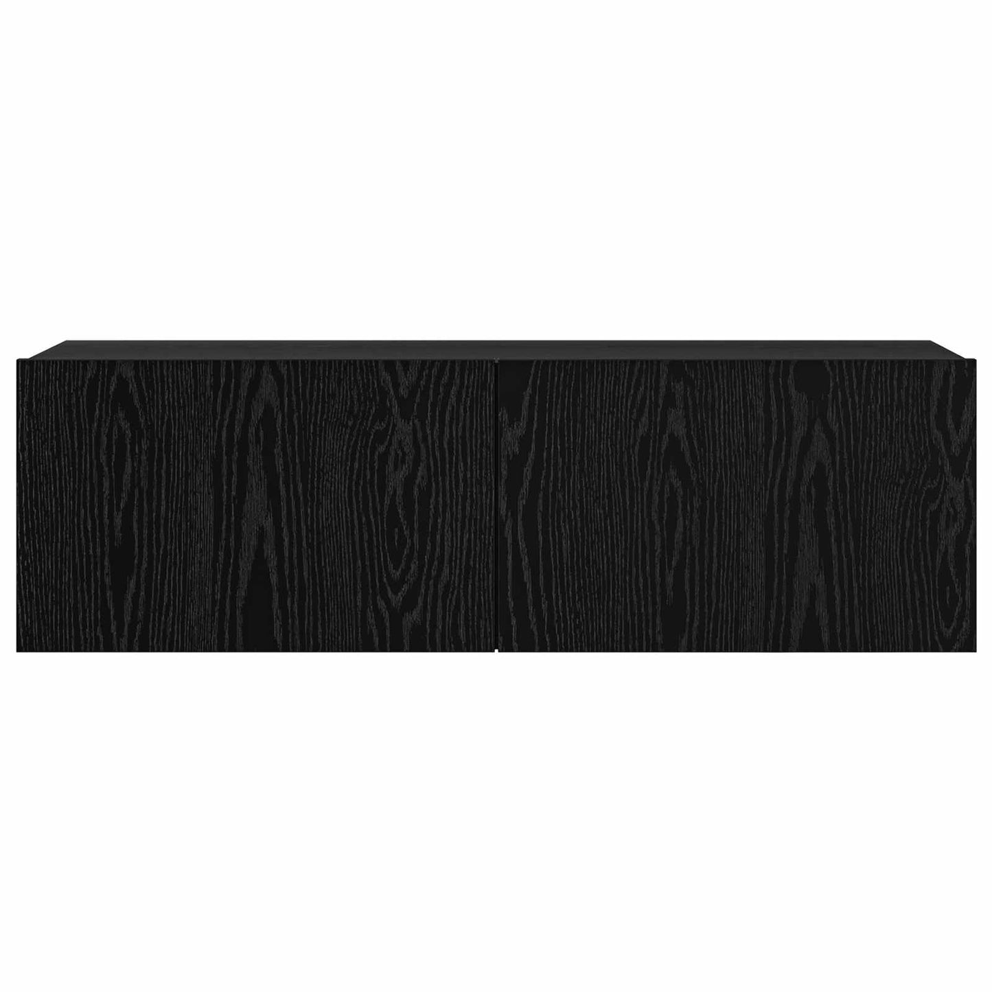 TV Cabinet Set 6 pcs Black Oak 100 x 30 x 30 cm Engineered Wood