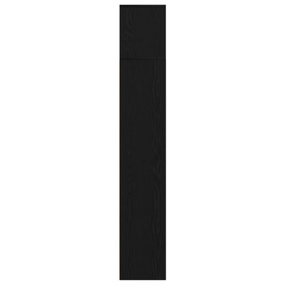 Bookshelf 3 pcs Black Oak 36 x 30 x 143 cm Engineered Wood