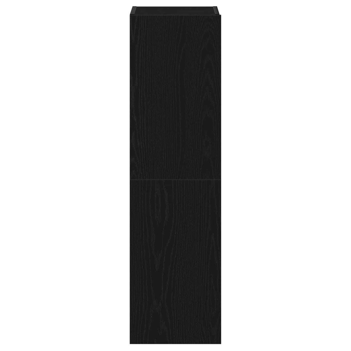 TV Cabinet Set Wall-mounted 4 pcs Black Oak 130.5 x 30 x 140 cm
