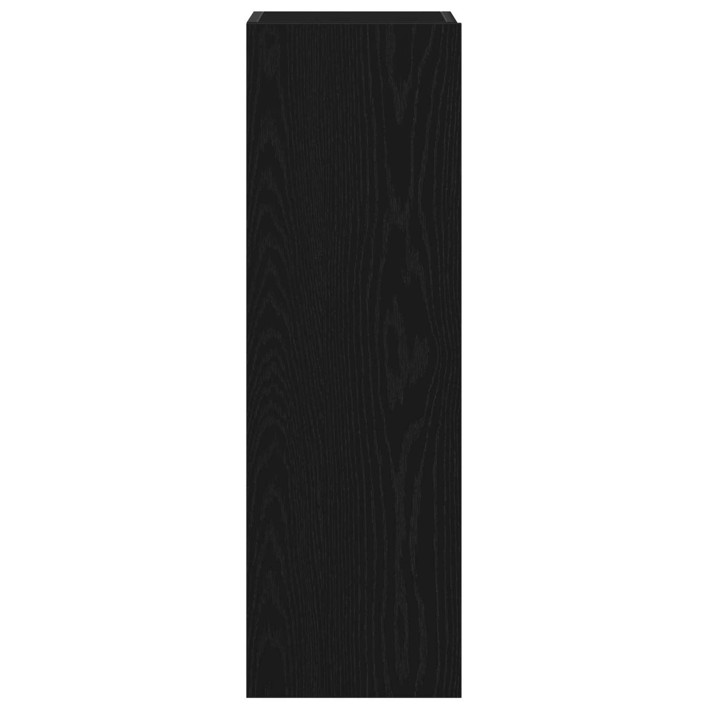 TV Cabinet Set Wall-mounted 3 pcs Black Oak 130.5 x 30 x 140 cm