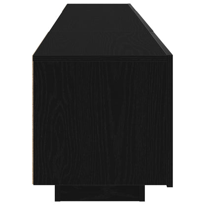 TV Cabinet Set 2 pcs Black 180 x 35 x 40 cm Engineered Wood