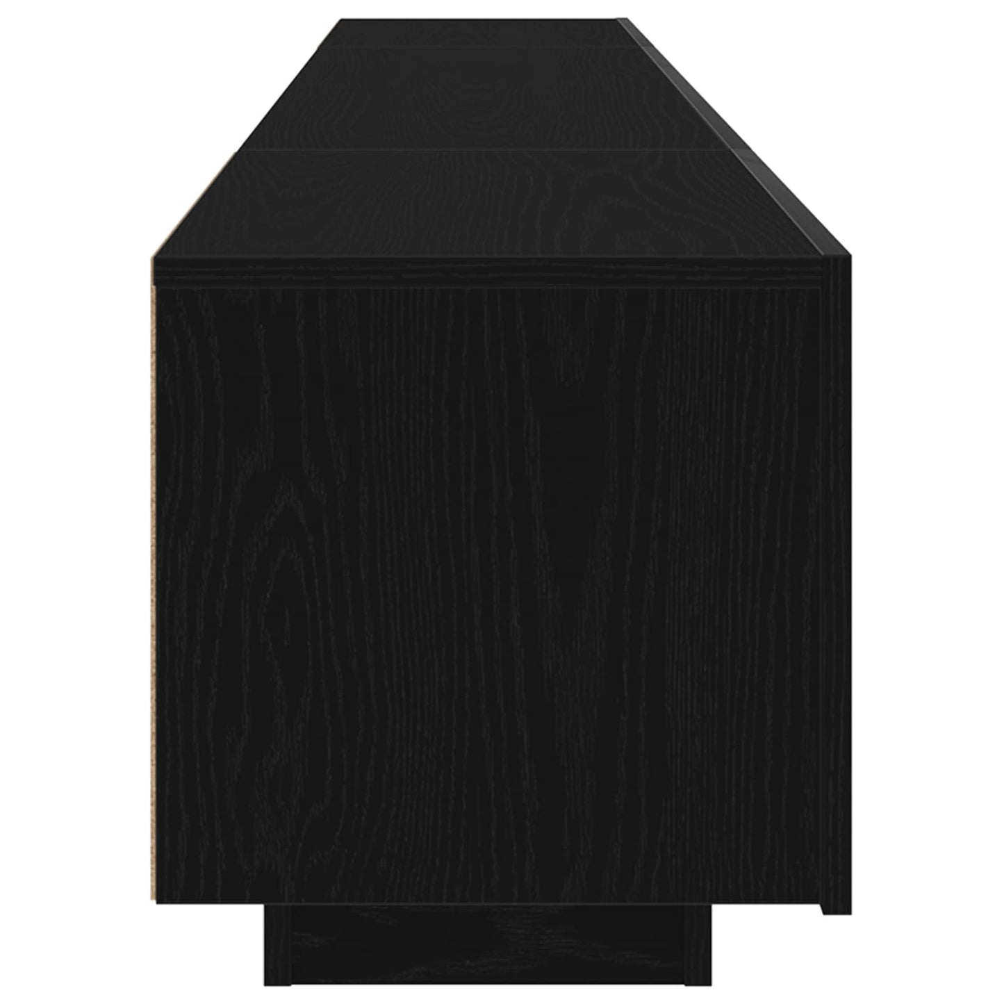 TV Cabinet Set 2 pcs Black 200 x 35 x 40 cm Engineered Wood