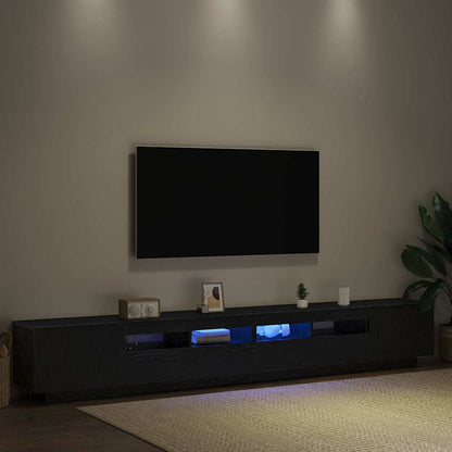 TV Cabinet Set 3 pcs Black 260 x 35 x 40 cm Engineered Wood