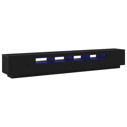 TV Cabinet Set 3 pcs Black 260 x 35 x 40 cm Engineered Wood